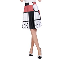 Sushi Cat Japanese Food A-line Skirt by Mariart