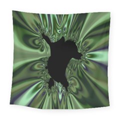 Hole Space Silver Black Square Tapestry (large) by Mariart