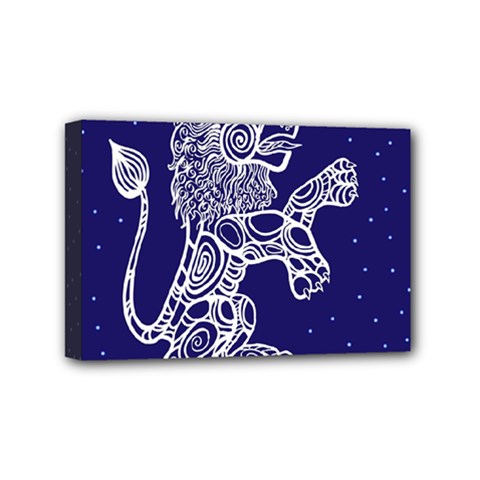 Leo Zodiac Star Mini Canvas 6  X 4  by Mariart