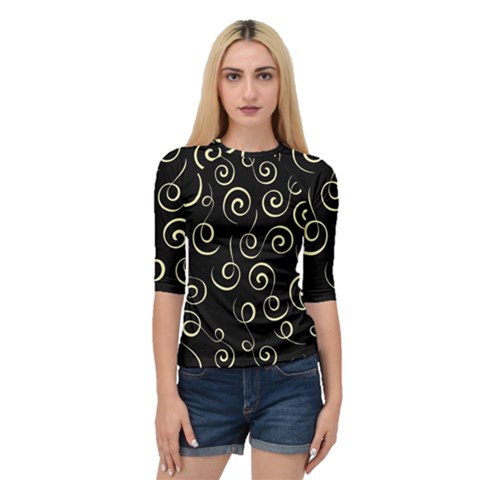 Pattern Quarter Sleeve Tee by ValentinaDesign