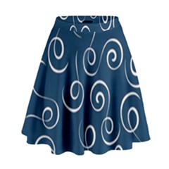 Pattern High Waist Skirt by ValentinaDesign