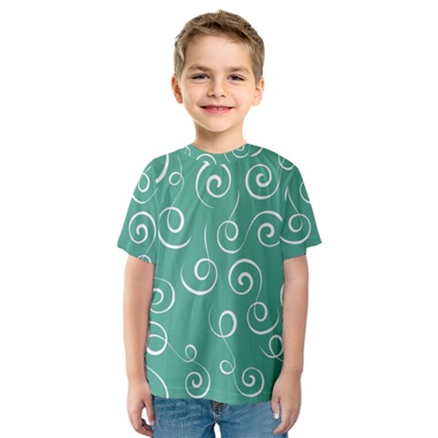 Pattern Kids  Sport Mesh Tee by ValentinaDesign