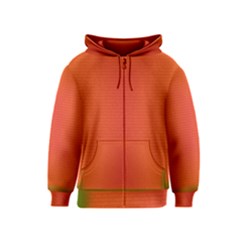 Scarlet Pimpernel Writing Orange Green Kids  Zipper Hoodie by Mariart