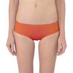 Scarlet Pimpernel Writing Orange Green Classic Bikini Bottoms by Mariart