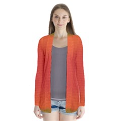 Scarlet Pimpernel Writing Orange Green Cardigans by Mariart