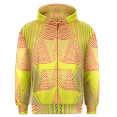 Wave Chevron Plaid Circle Polka Line Light Yellow Red Blue Triangle Men s Zipper Hoodie by Mariart