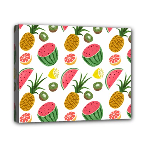 Fruits Pattern Canvas 10  X 8  by Nexatart