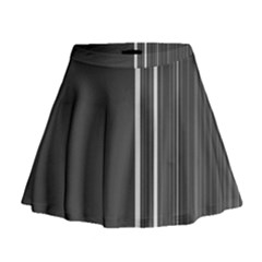 Lines Mini Flare Skirt by ValentinaDesign