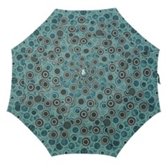 Abstract Aquatic Dream Straight Umbrellas by Ivana