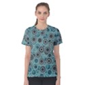 Abstract Aquatic Dream Women s Cotton Tee View1