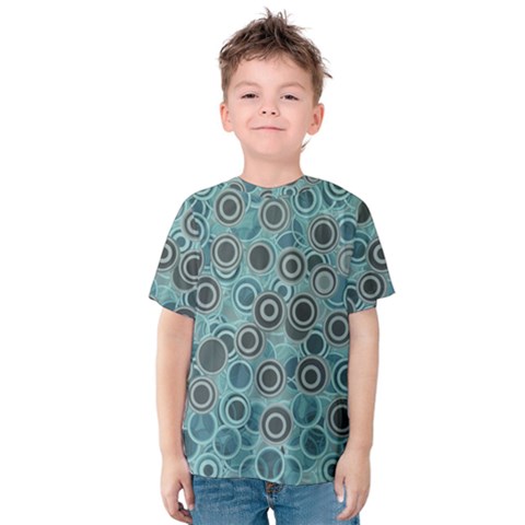 Abstract Aquatic Dream Kids  Cotton Tee by Ivana