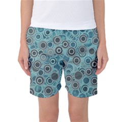 Abstract Aquatic Dream Women s Basketball Shorts by Ivana