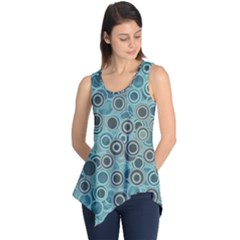 Abstract Aquatic Dream Sleeveless Tunic by Ivana