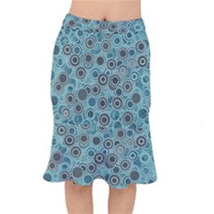 Abstract Aquatic Dream Mermaid Skirt by Ivana