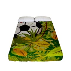 Ball On Forest Floor Fitted Sheet (full/ Double Size) by linceazul