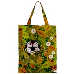 Ball On Forest Floor Zipper Classic Tote Bag by linceazul