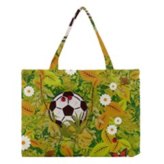 Ball On Forest Floor Medium Tote Bag by linceazul