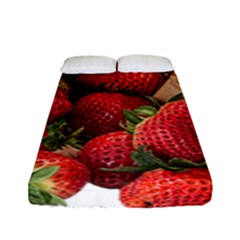 Strawberries Fruit Food Delicious Fitted Sheet (full/ Double Size) by Nexatart