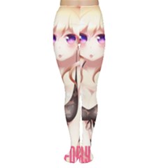 Blonde Hair Bikini Furry Girl Women s Tights by Catifornia