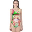 Happy Mother s Day Furry Girl One Piece Swimsuit View1