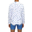 Bubble Balloon Circle Polka Blue Kids  Long Sleeve Swimwear View2