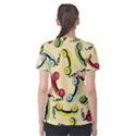 Telephone Cable Green Nyellow Red Blue Women s Cotton Tee View2