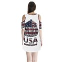 USA Bowling  Shoulder Cutout Velvet  One Piece View2