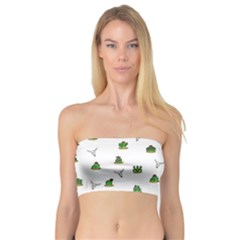 Cactus Pattern Bandeau Top by Valentinaart