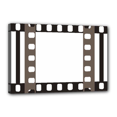 Frame Decorative Movie Cinema Canvas 18  X 12  by Nexatart