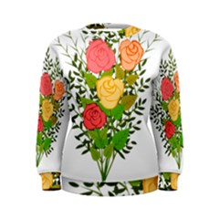 Roses Flowers Floral Flowery Women s Sweatshirt by Nexatart