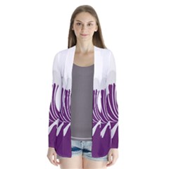 Waves Purple Wave Water Chevron Sea Beach Cardigans by Mariart