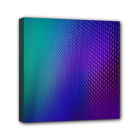 Galaxy Blue Purple Mini Canvas 6  X 6  by Mariart