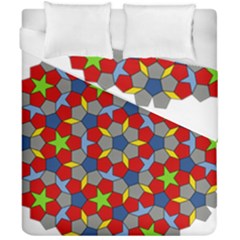 Penrose Tiling Duvet Cover Double Side (california King Size) by Nexatart