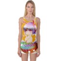 Easter Bunny Girl One Piece Boyleg Swimsuit View1