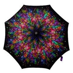 Colorful Bubble Shining Soap Rainbow Hook Handle Umbrellas (small) by Mariart