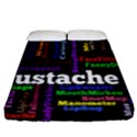 Mustache Fitted Sheet (King Size) View1