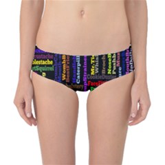 Mustache Classic Bikini Bottoms by Mariart