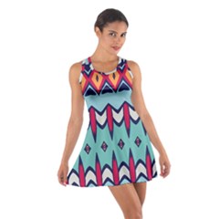Rhombus Hearts And Other Shapes             Cotton Racerback Dress by LalyLauraFLM