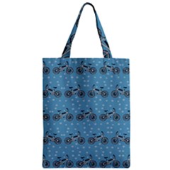 Bicycles Pattern Zipper Classic Tote Bag by linceazul