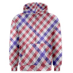 Webbing Wicker Art Red Bluw White Men s Zipper Hoodie by Mariart