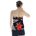 Stars Seamless Pattern Background Strapless Top View2