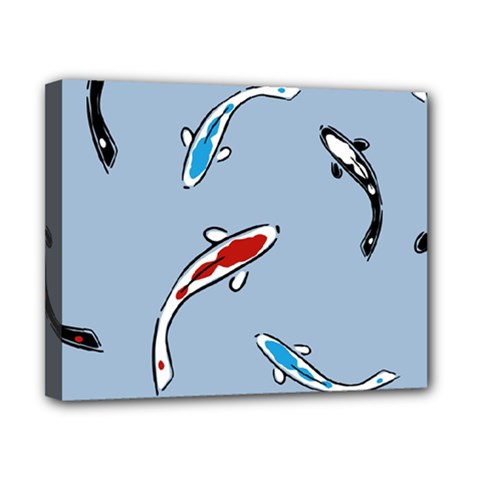 Koi Carp East Vector Seamless Canvas 10  X 8  by Nexatart