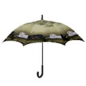 Wonderful Whte Unicorn With Black Horse Hook Handle Umbrellas (Small) View3