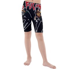 Kung Fu  Kids  Mid Length Swim Shorts by Valentinaart