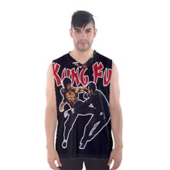 Kung Fu  Men s Basketball Tank Top by Valentinaart