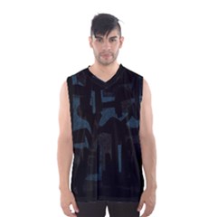 Abstract Art Men s Basketball Tank Top by ValentinaDesign