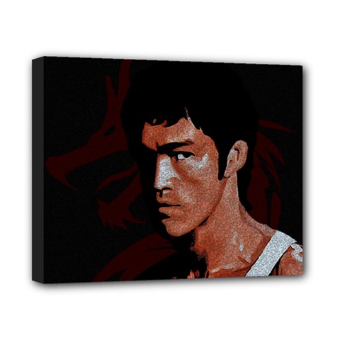 Bruce Lee Canvas 10  X 8  by Valentinaart