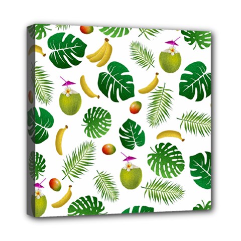 Tropical Pattern Mini Canvas 8  X 8  by Valentinaart