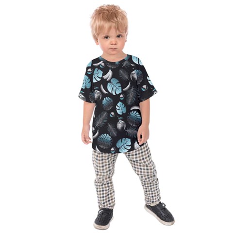 Tropical Pattern Kids  Raglan Tee by Valentinaart