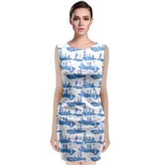 Tear In The Space-time Continuum Classic Sleeveless Midi Dress by emilyzragz